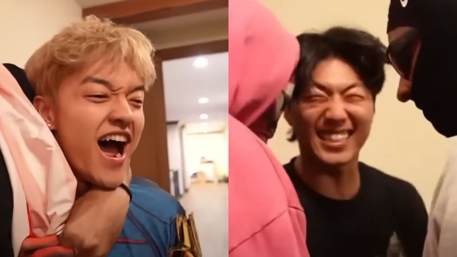 FaZe&#039;s Jasontheween screams as Edward So becomes a hostage (Images via plaqueboymax/YouTube)