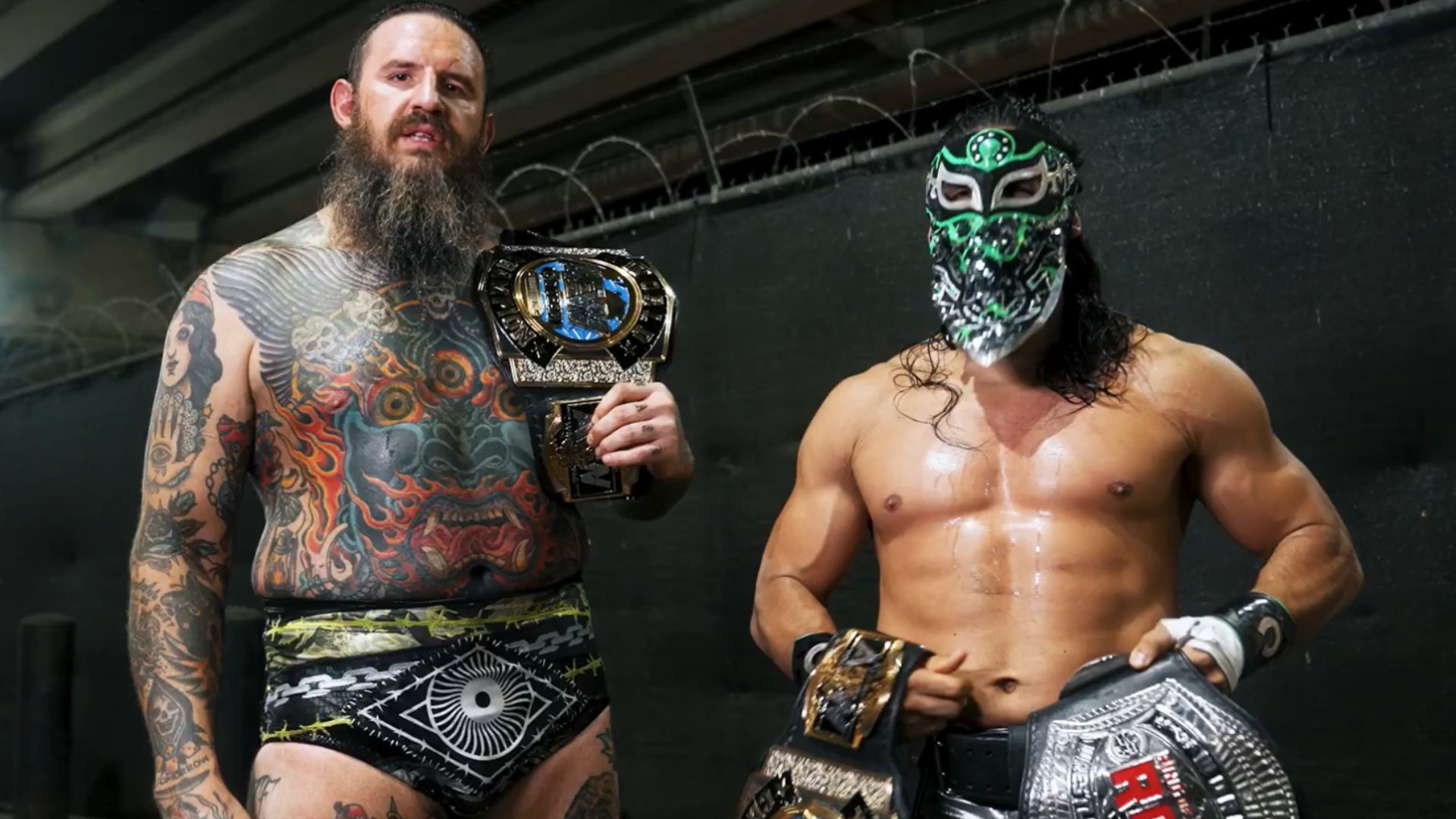 New AEW World Tag Team Champions, Brodido. [Image via AEW&#039;s X]