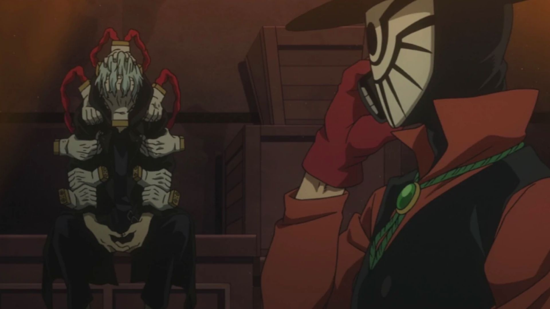 Shigaraki&#039;s comrades respected and admired him (Image via Studio Bones)