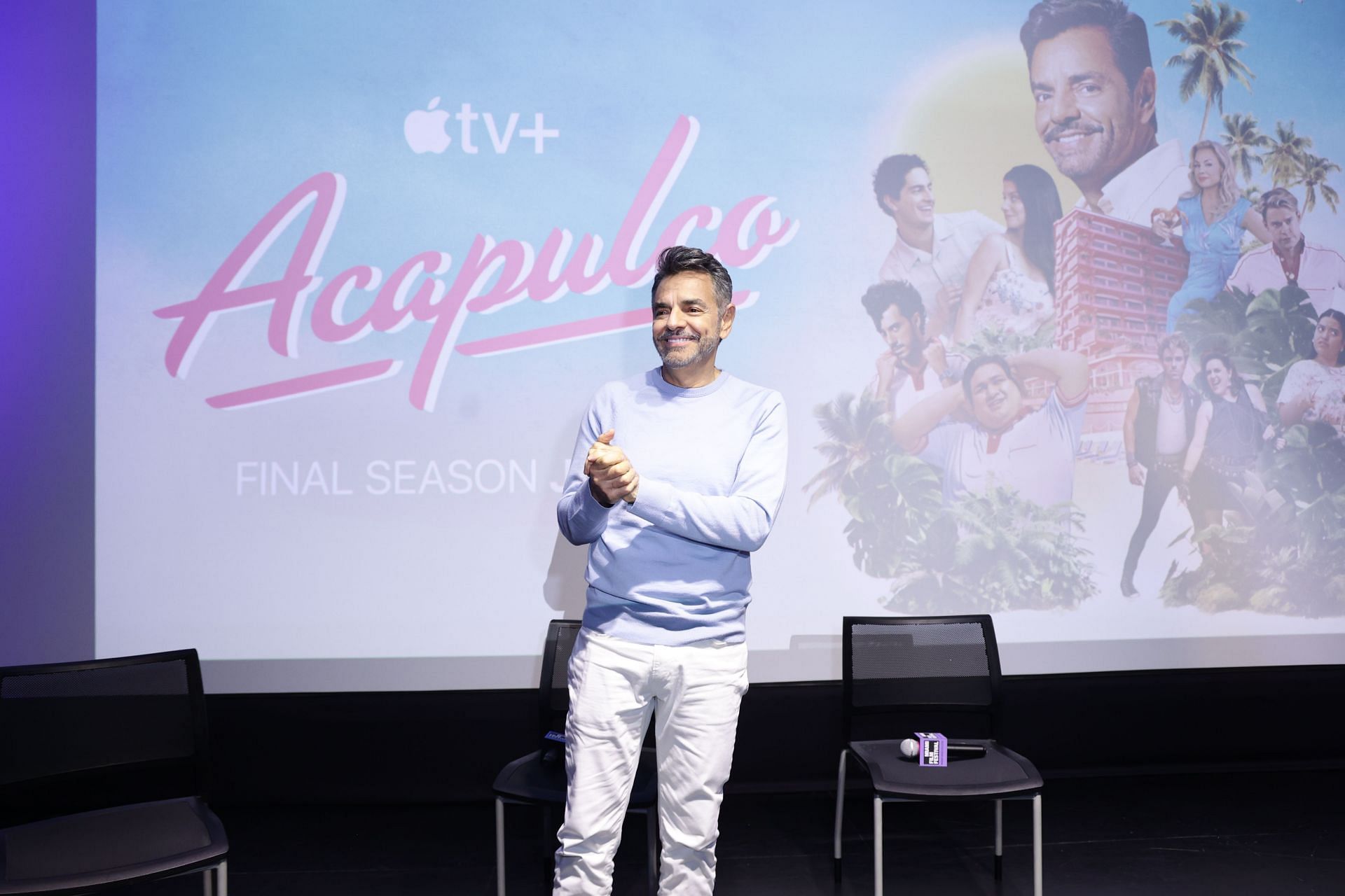 Miami Film Festival hosts special screening for Apple TV+ series &ldquo;Acapulco&rdquo; season four with stars Eugenio Derbez and Enrique Arrizon - Source: Getty