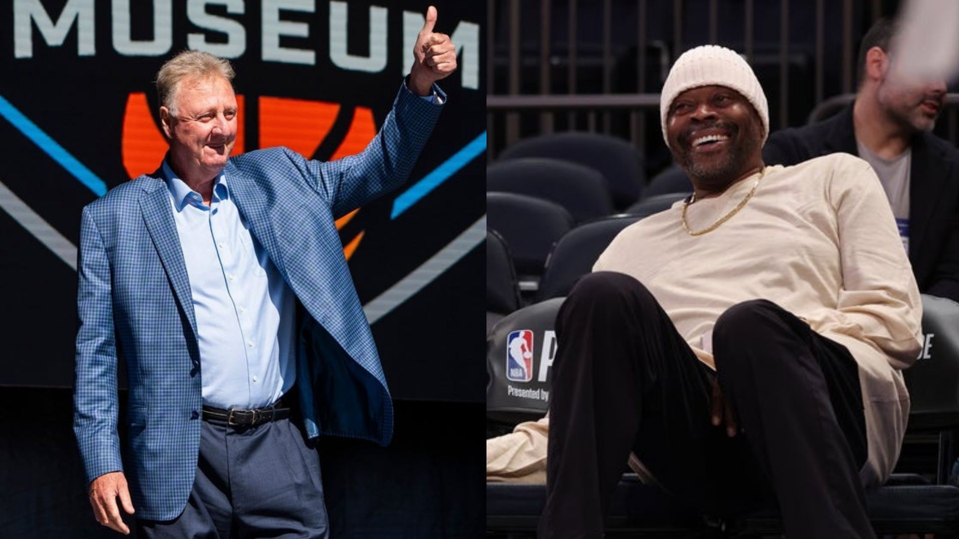 Larry Bird stumped Patrick Ewing
