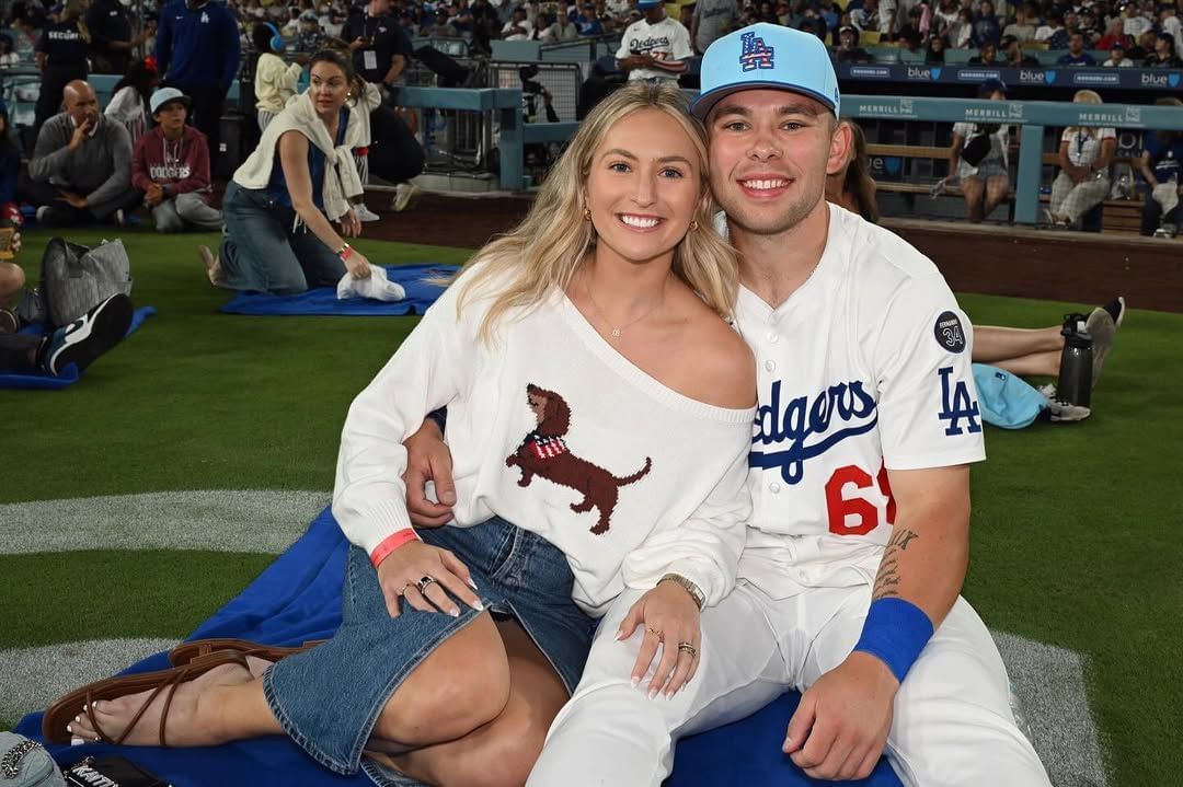 Dalton Rushing shared a post with his girlfriend, Kaitlyn, on his Social media platform. (Via Instagram)