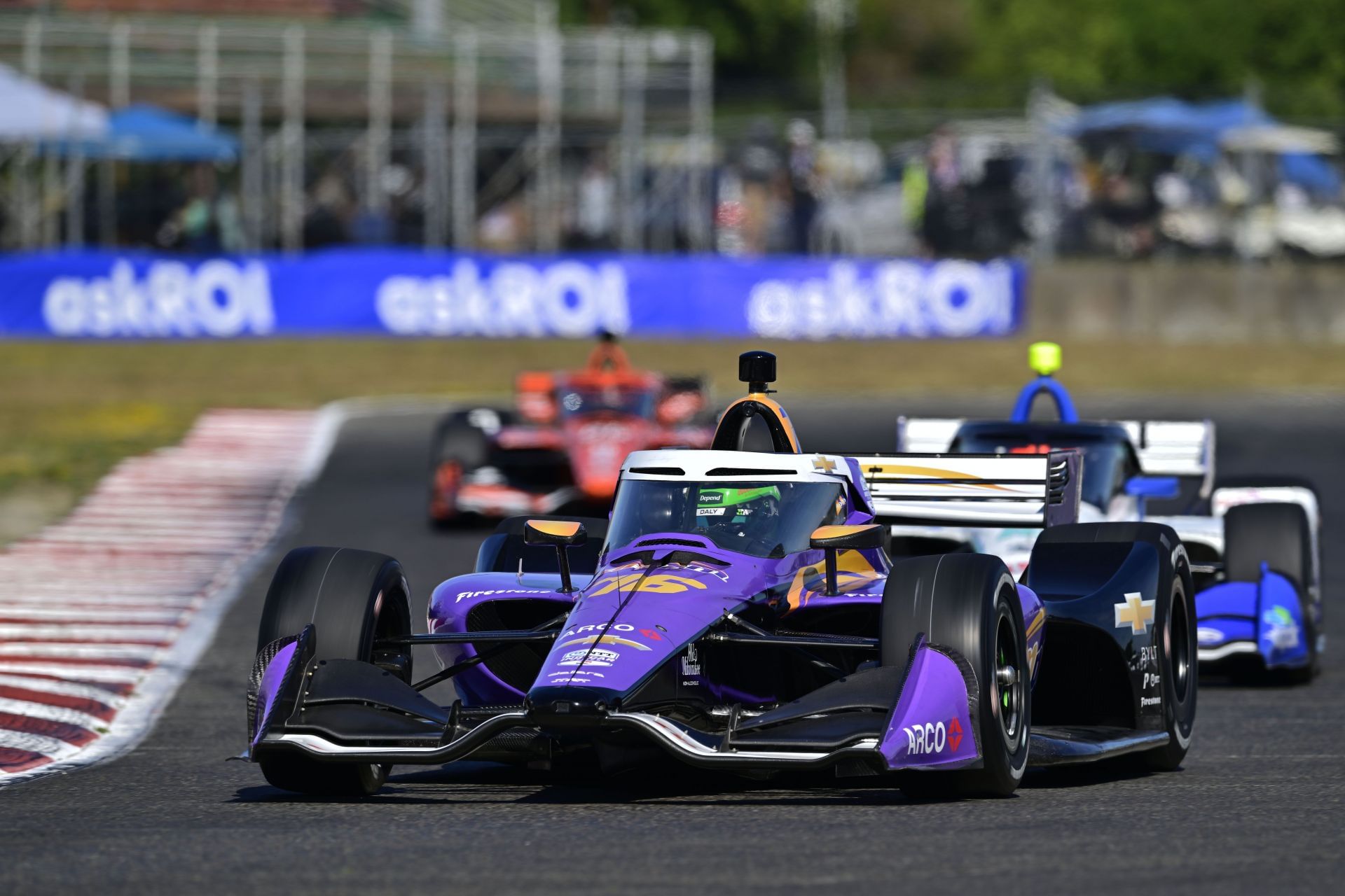 Conor Daly at the IndyCar Grand Prix of Portland - Source: Getty
