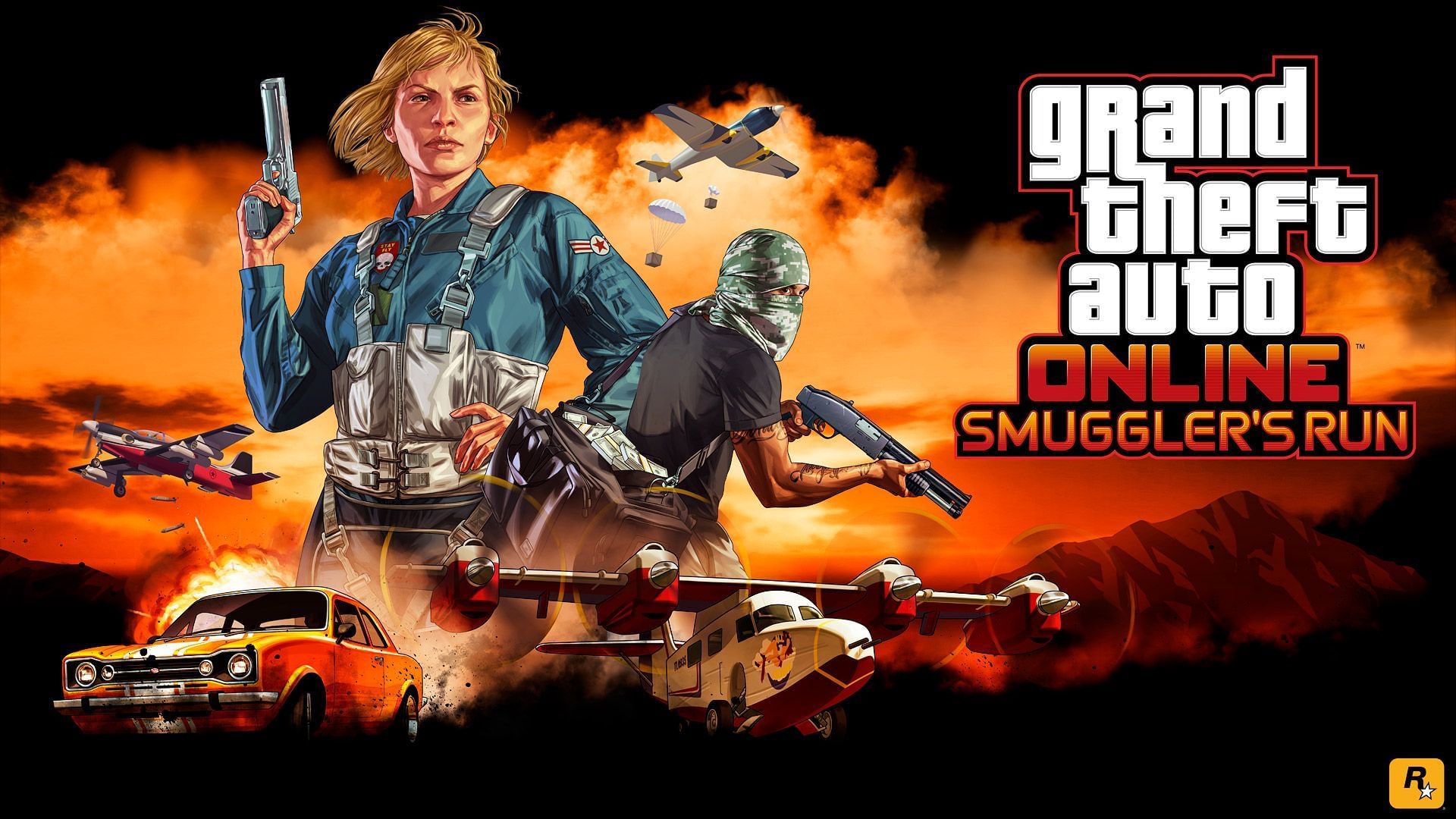 GTA 5 Online Smuggler&#039;s Run business guide: Official DLC artwork (Image via Rockstar Games)