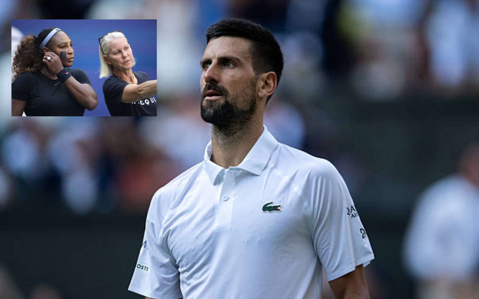 Serena Williams with Rennae Stubbs, Novak Djokovic - Image Source: Getty