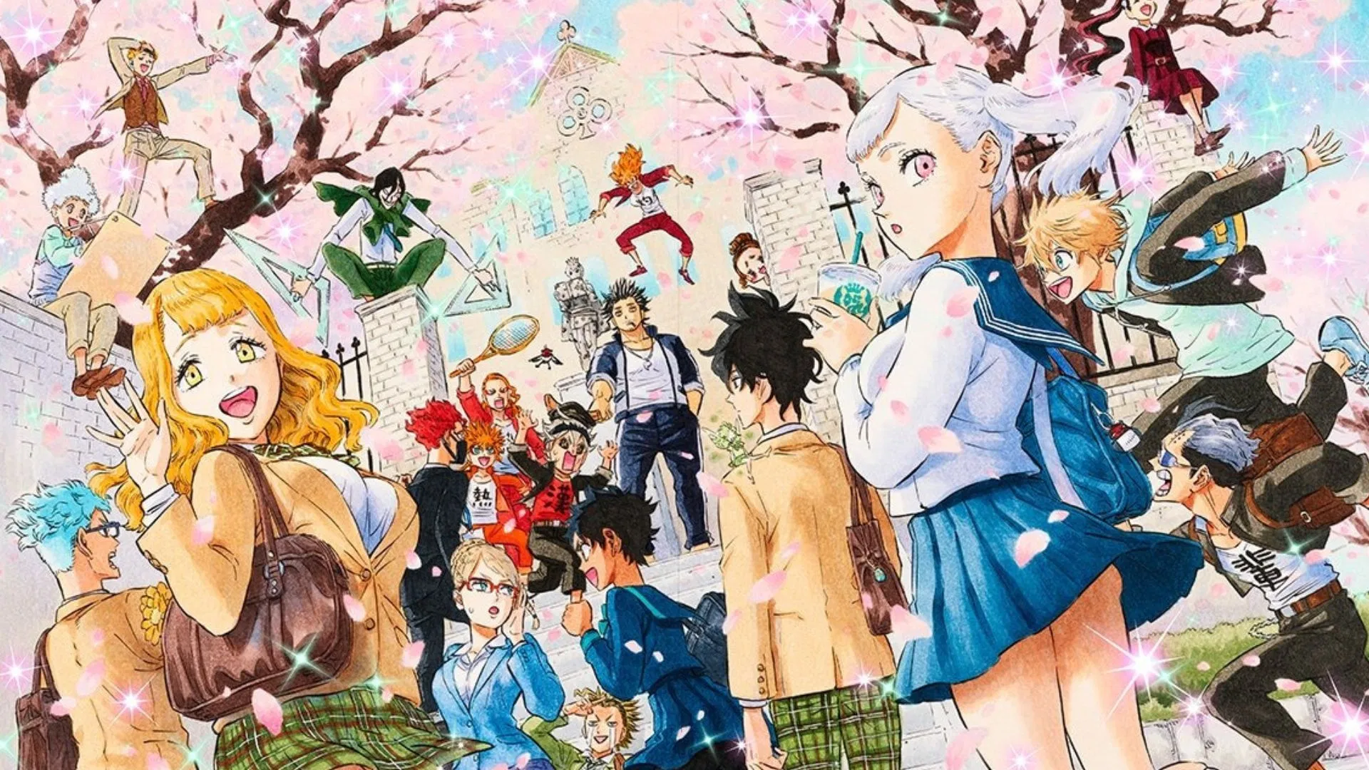 Black Clover revamped color page (Image via Shueisha)