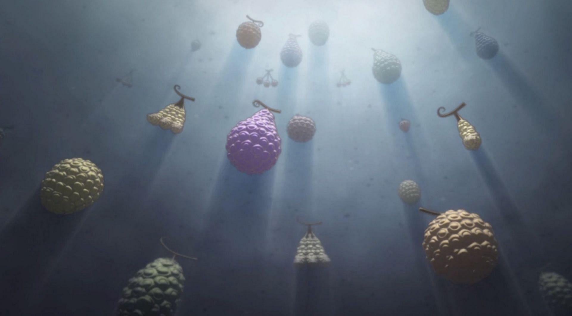 Multiple Devil Fruits as seen in anime (Image via Toei Animation)