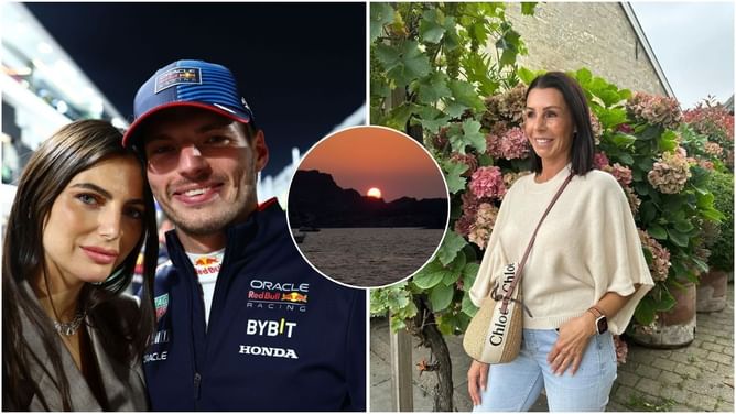 Max Verstappen's mother Sophie Kumpen likes Kelly Piquet's clip sharing a beautiful sunset