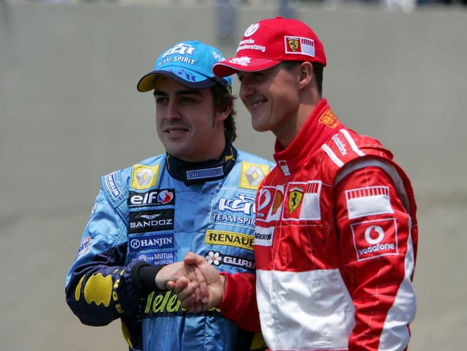 "We thought for many years that Michael Schumacher was unbeatable": When Fernando Alonso opted not to get involved in the 'best driver's debate