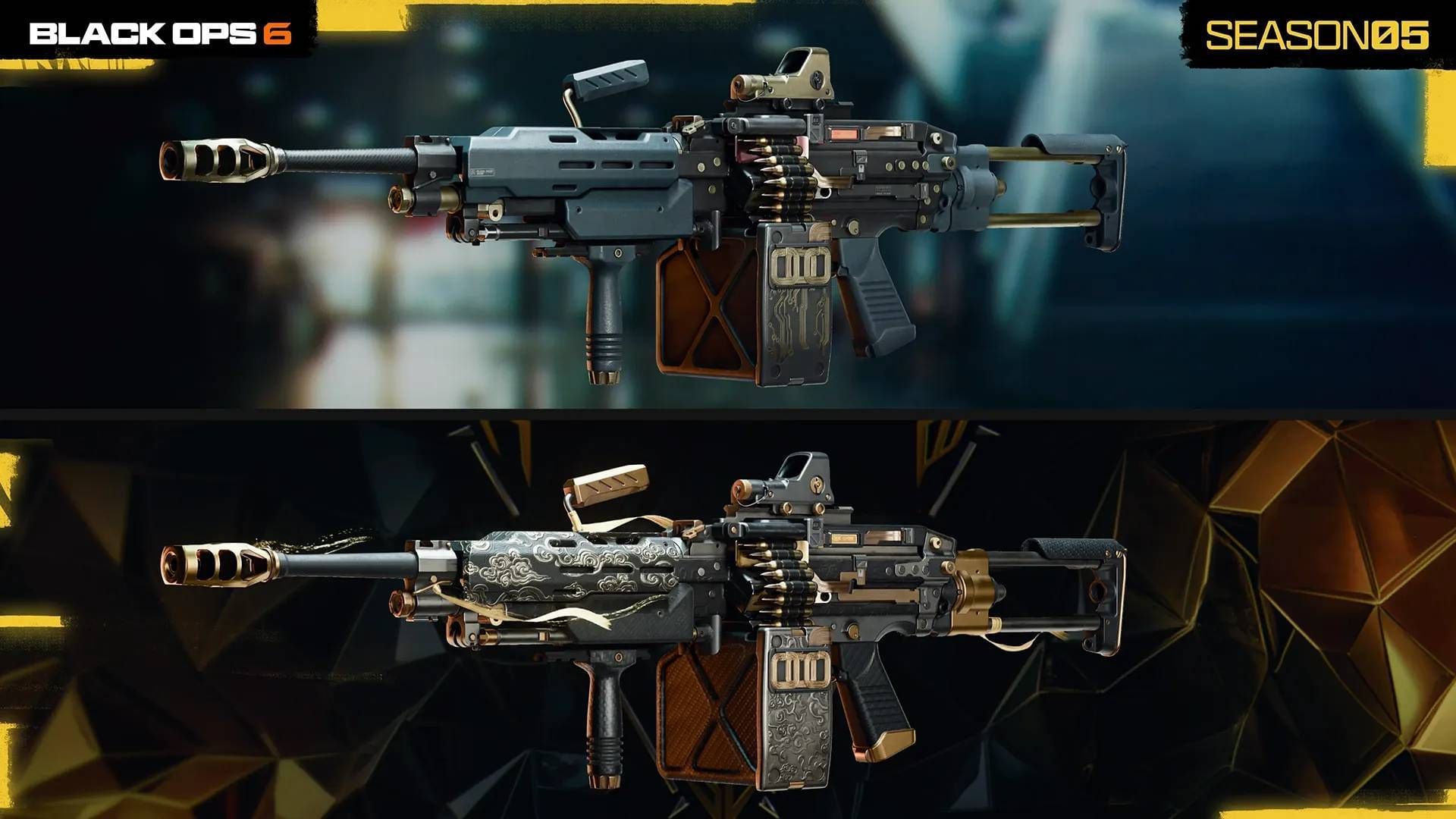 Two new skins for PML 5.56 in Black Ops 6 Season 5 (Image via Activision)