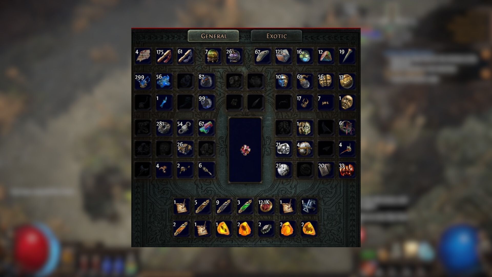 Path of Exile features a lot of currencies (Image via Grinding Gear Games)