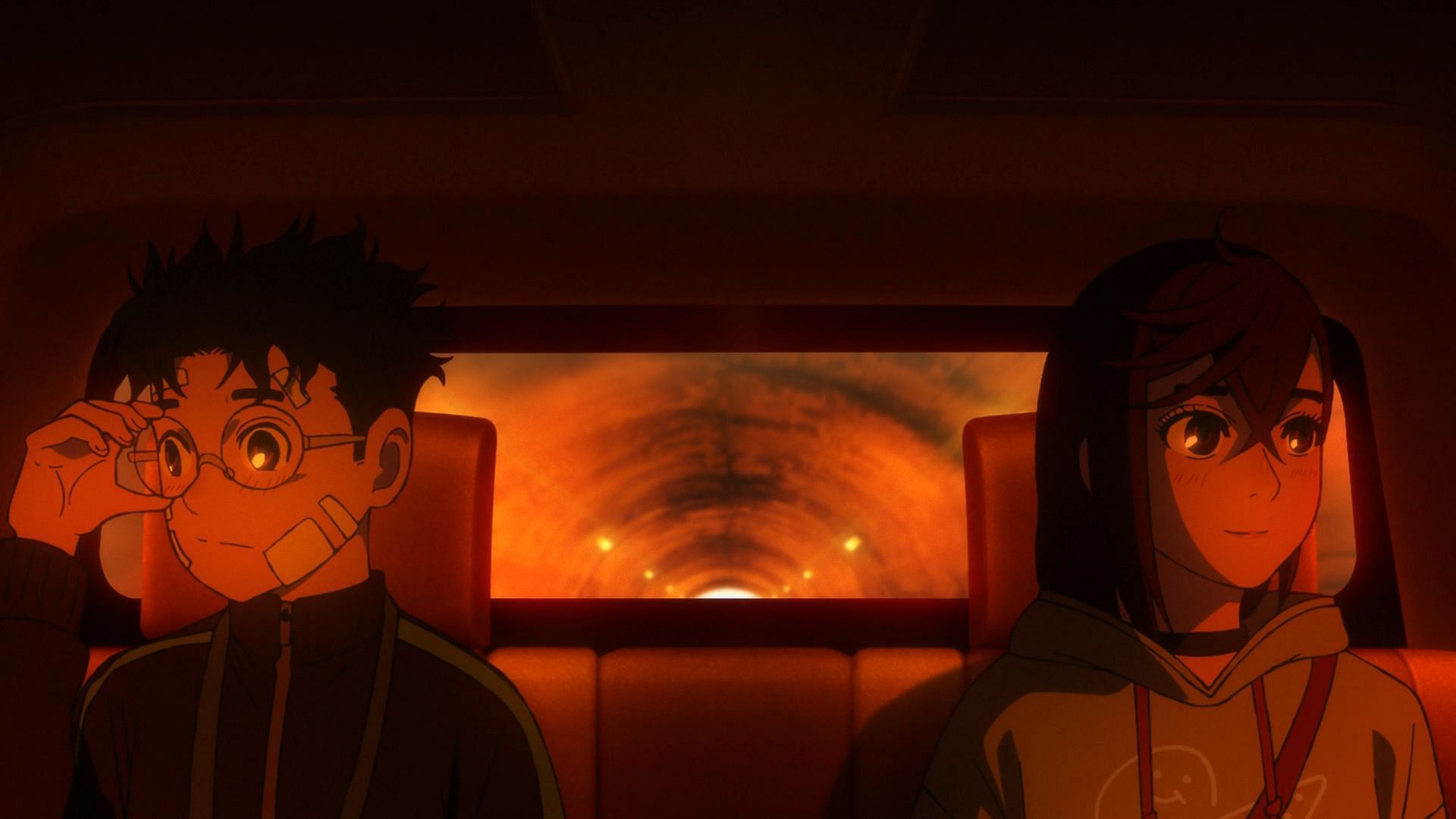 Okarun and Momo in Dandadan season 2 episode 5 (Image via Science SARU)