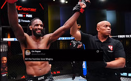 MMA fans react as Neil Magny is awarded a black belt following UFC Vegas 108 win: "Just for the cameras"