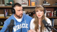 Taylor Swift on Travis Kelce's podcast (Image via YouTube/ New Heights)