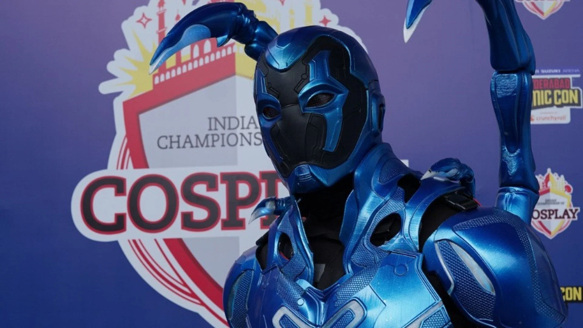 Blue Beetle Cosplay as seen in the festival (Image via Comic Con)