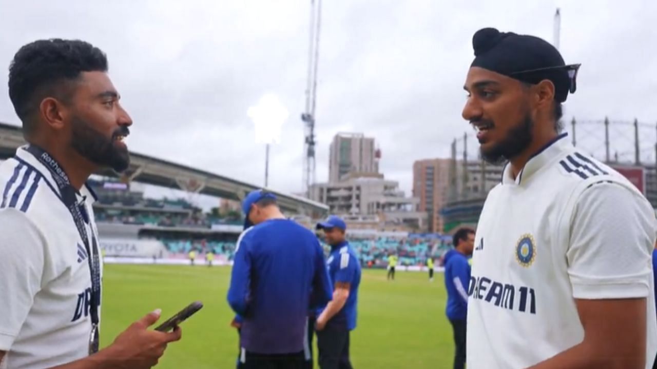 moahmmed siraj, arshdeep singh, oval test