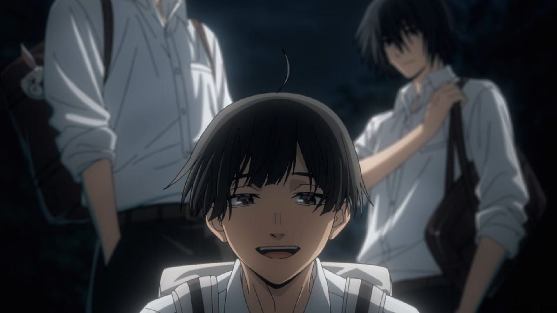 Rintaro&#039;s friends teach the harassers a lesson in The Fragrant Flower Blooms with Dignity episode 7 (Image via CloverWorks)