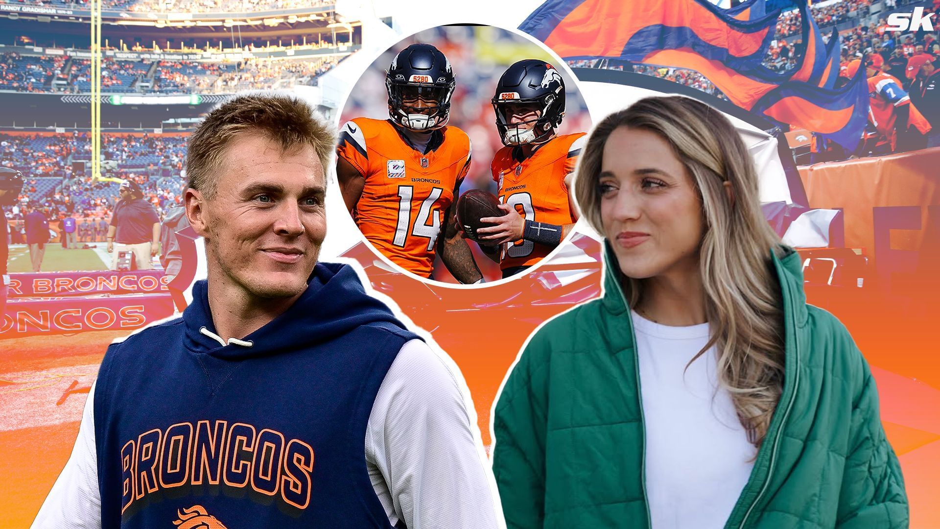Bo Nix&rsquo;s wife Izzy weighs in as Broncos QB connects deep with WR Courtland Sutton for highlight throw against Saints