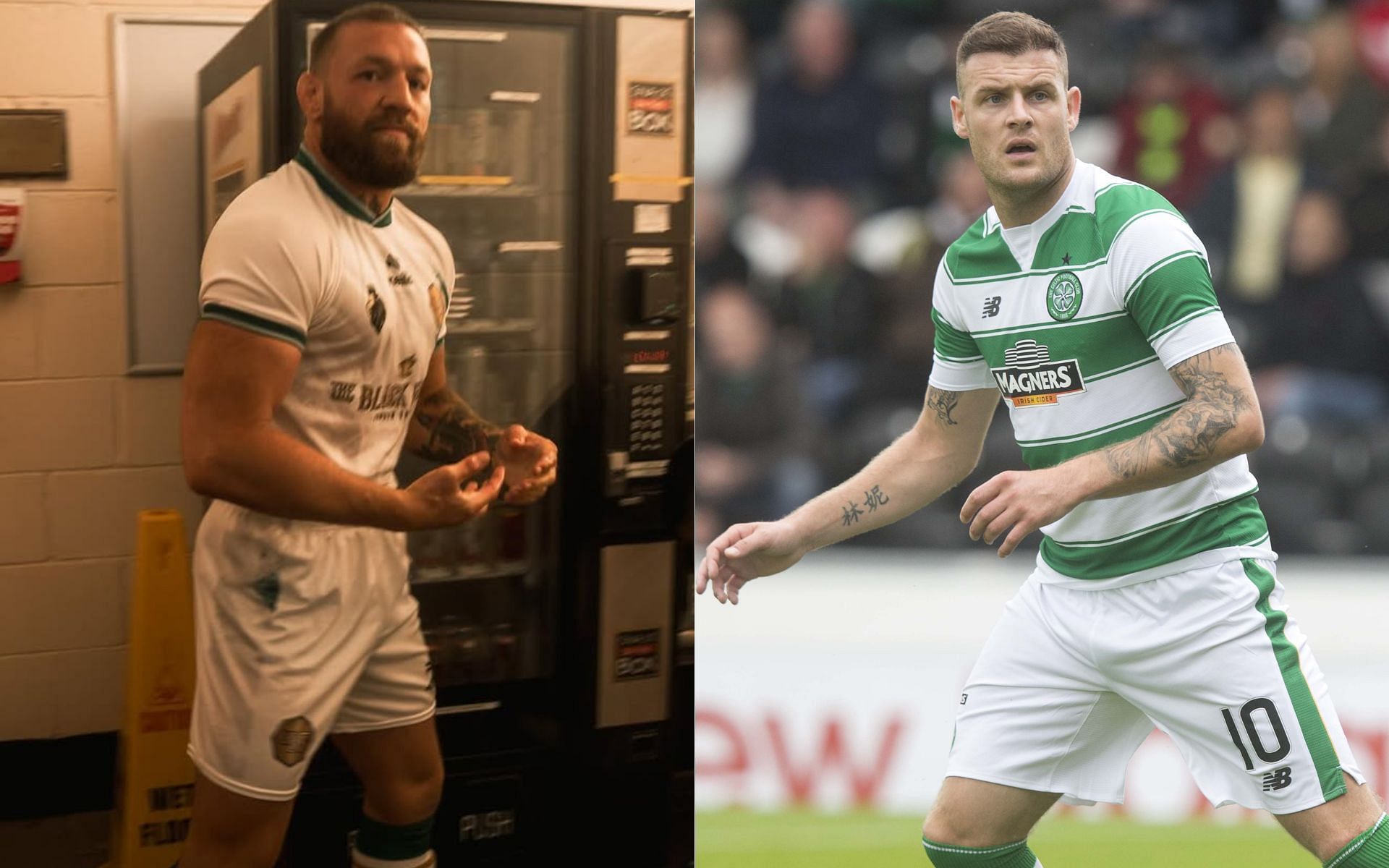 Conor McGregor (left) join forces with Anthony Stokes (right). [Images courtesy: @thenotoriousmma on Instagram and Getty Images]