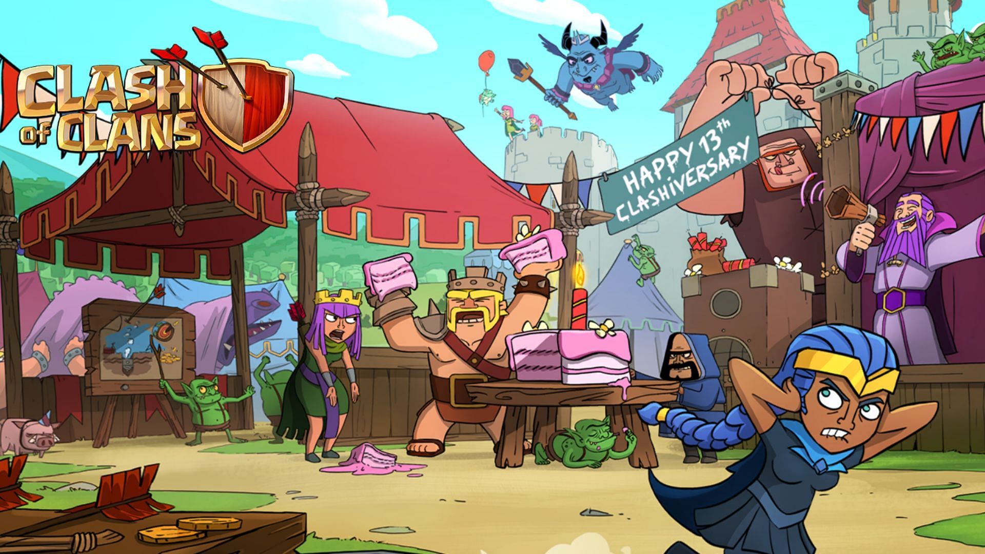 Here are the rewards offered in the reward track this month (Image via Supercell)