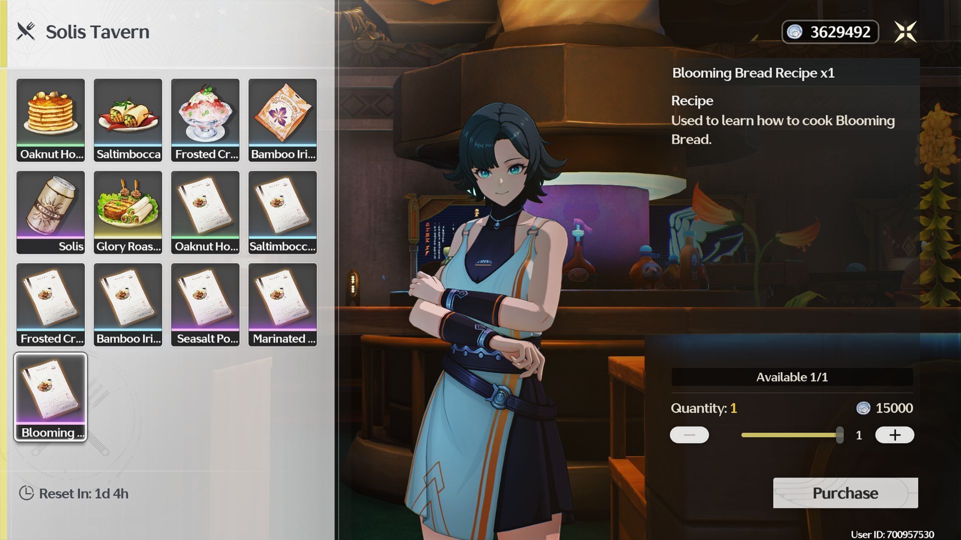 Obtaining the recipes (Image via Kuro Games)