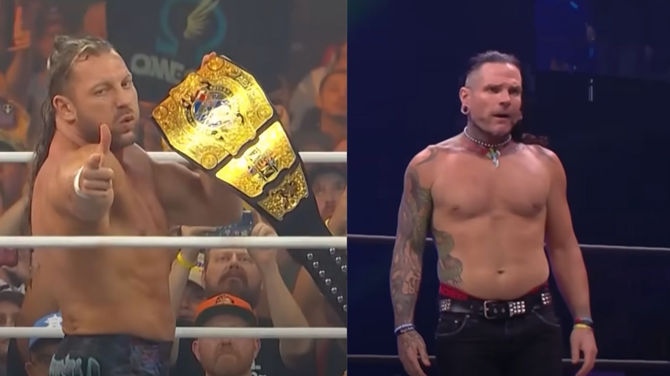 Kenny Omega (left) and Jeff Hardy (right) [Images from AEW