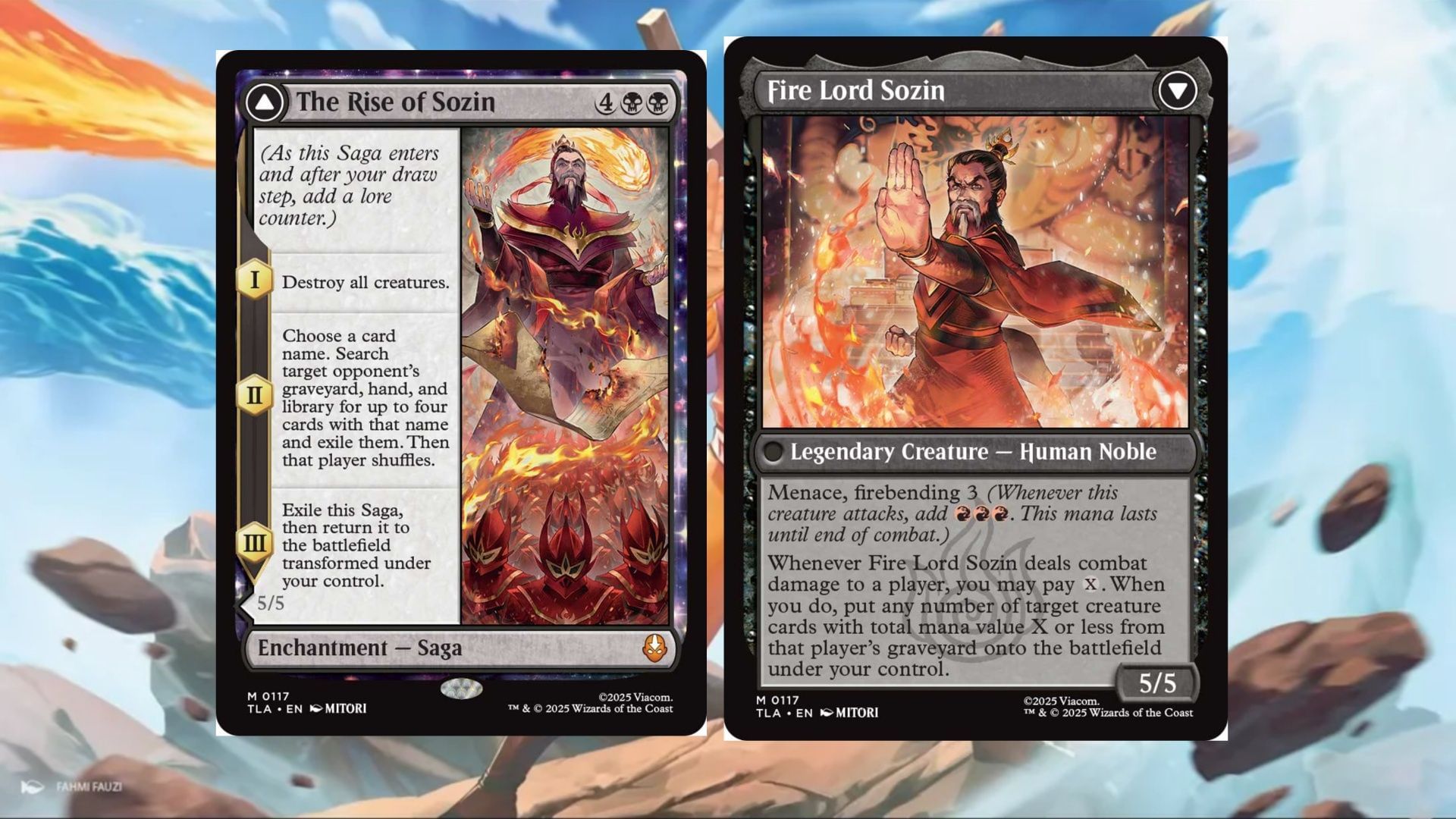 Fire Lord Sozin is definitely going to be a threat going forward (Image via Wizards of the Coast)