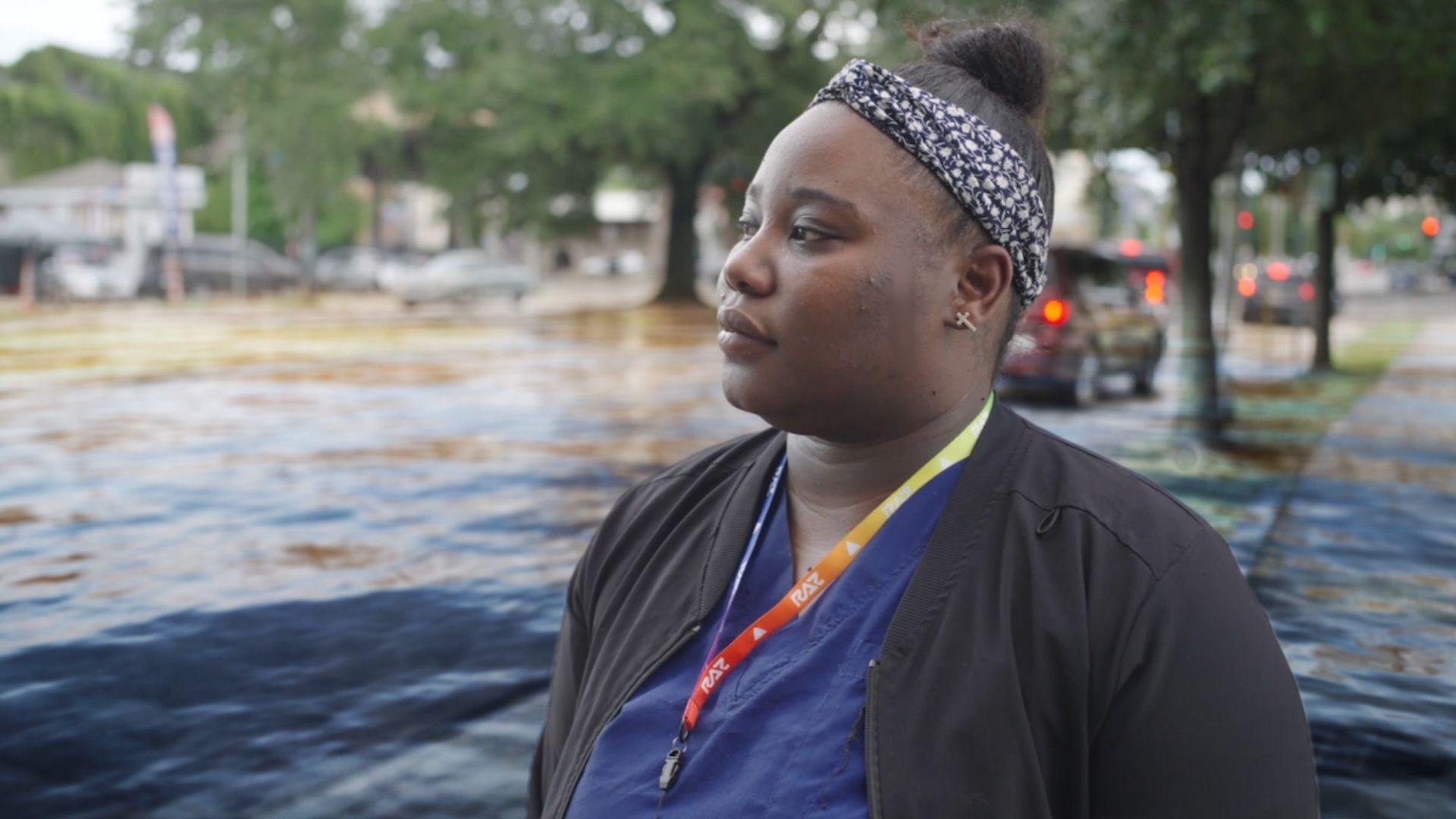 An image taken from Katrina: Come Hell and High Water (Image via Tudum by Netflix)