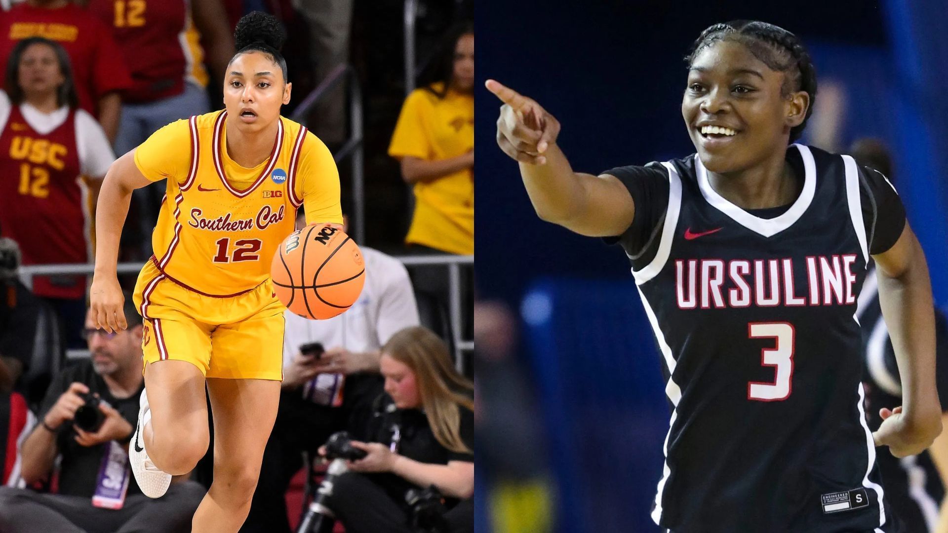 USC guard JuJu Watkins, 2027 prospect Jezelle GG Banks