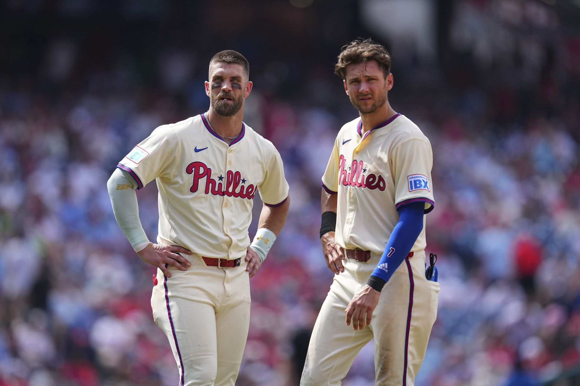 Bryce Harper (L), Trea Turner (R) - Source: Getty