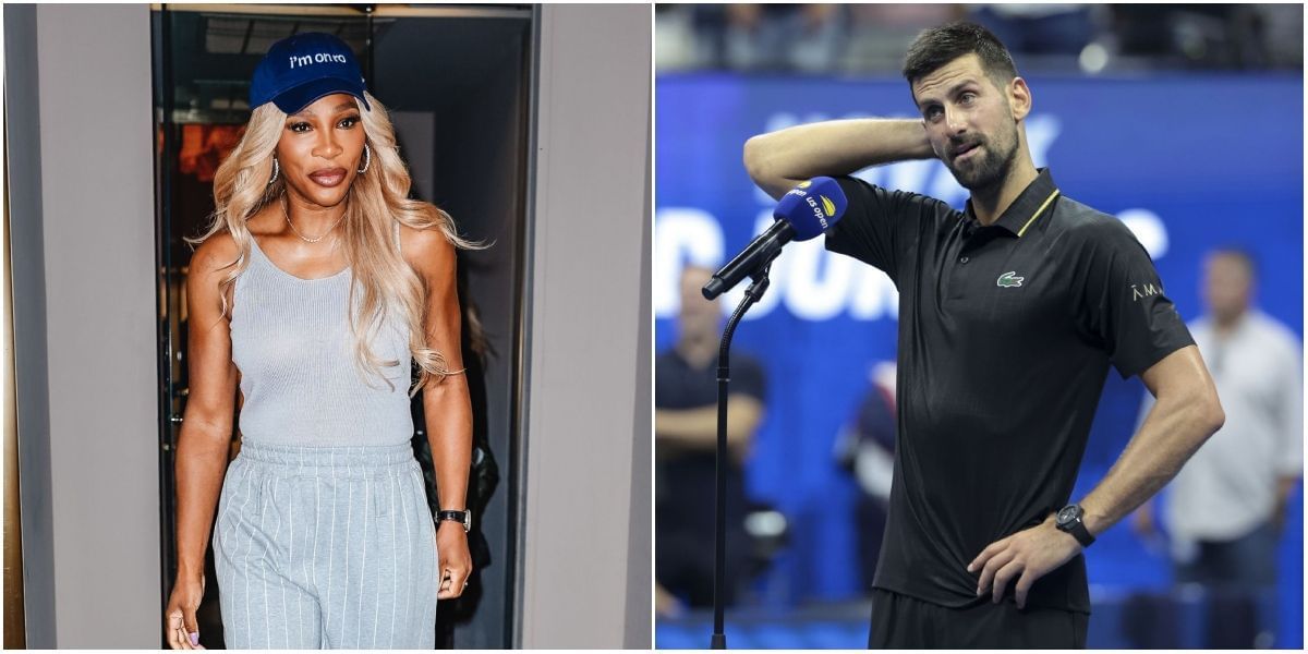 Serena Williams and Novak Djokovic 