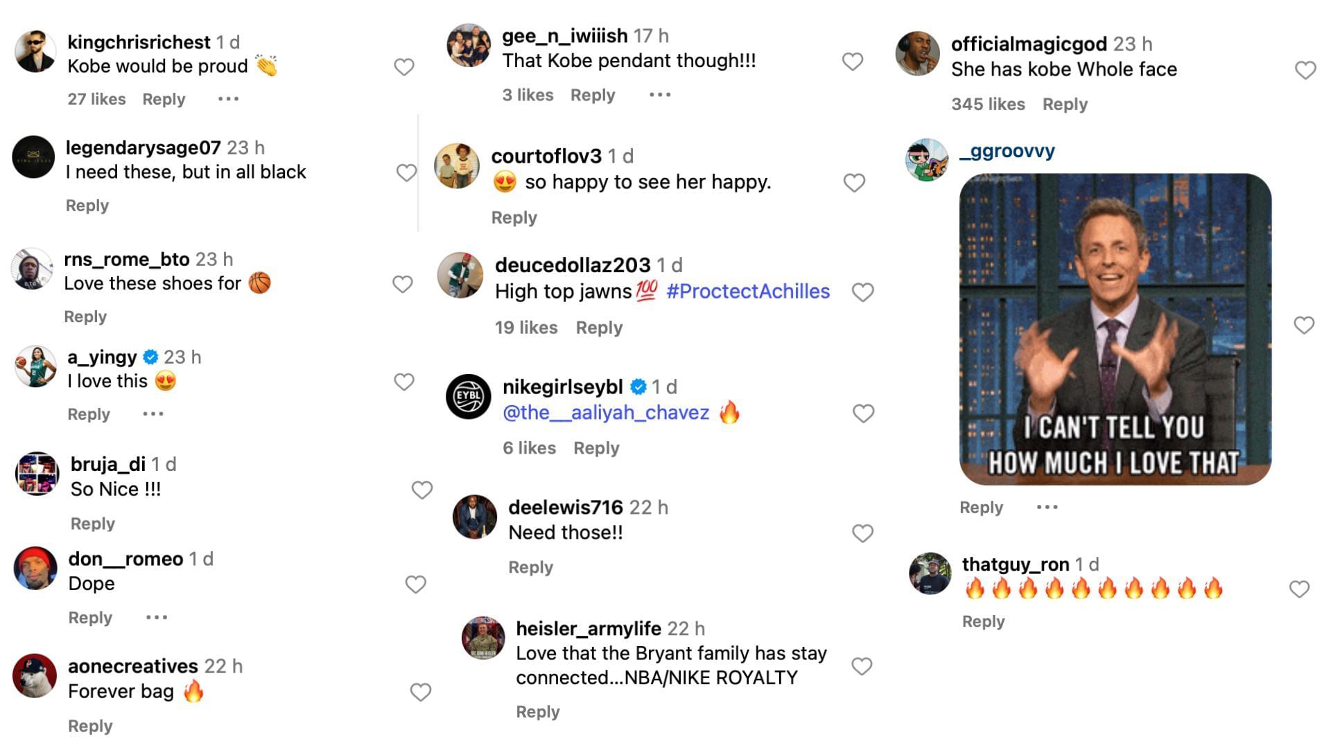 Fans react as Aaliyah Chavez and Natalia Bryant feature for Nike&rsquo;s latest collection - Image source: Instagram/brwsports