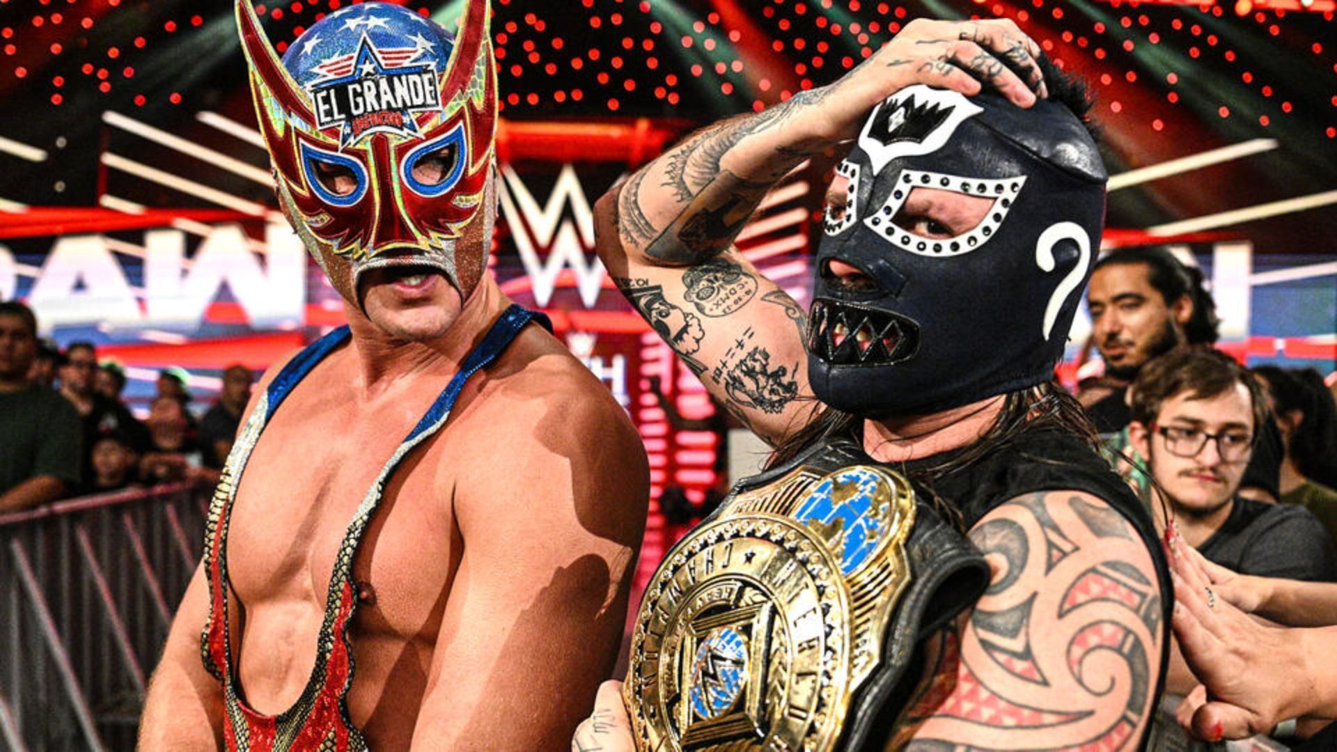 El Grande Americano and Dominik Mysterio won their match on RAW [Image: WWE.com]