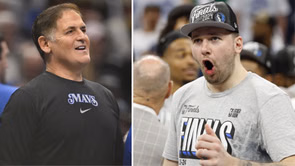 "If he didn't do it, I would have": Mark Cuban reveals real reason behind Luka Doncic having his beer snatched by Michael Finley