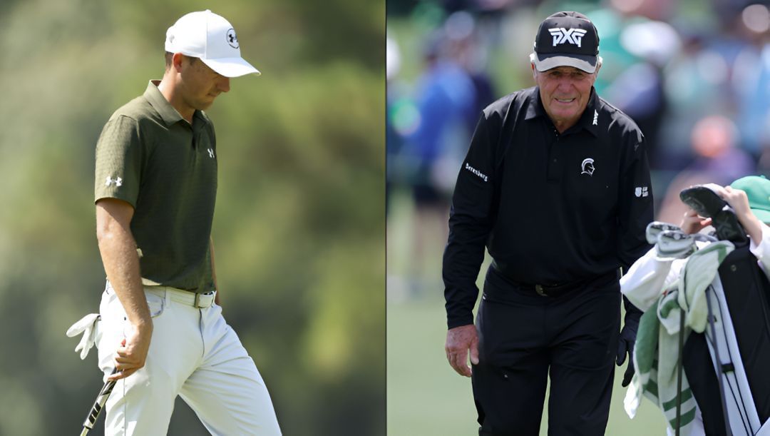 Jordan Spieth and Gary Player