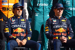 Max Verstappen reacts to Sergio Perez making a return to F1 with Cadillac in 2026