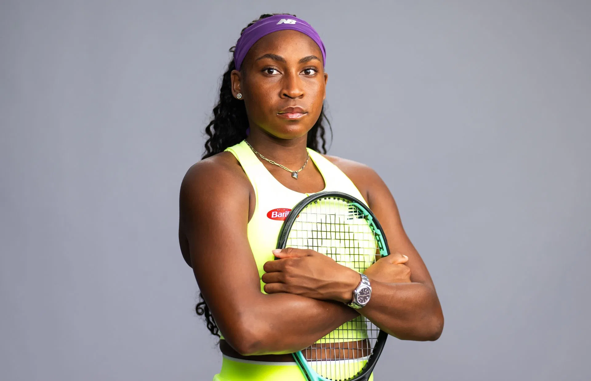 Coco Gauff at the BNP Paribas Open 2024 - Day 1 - Source: Getty