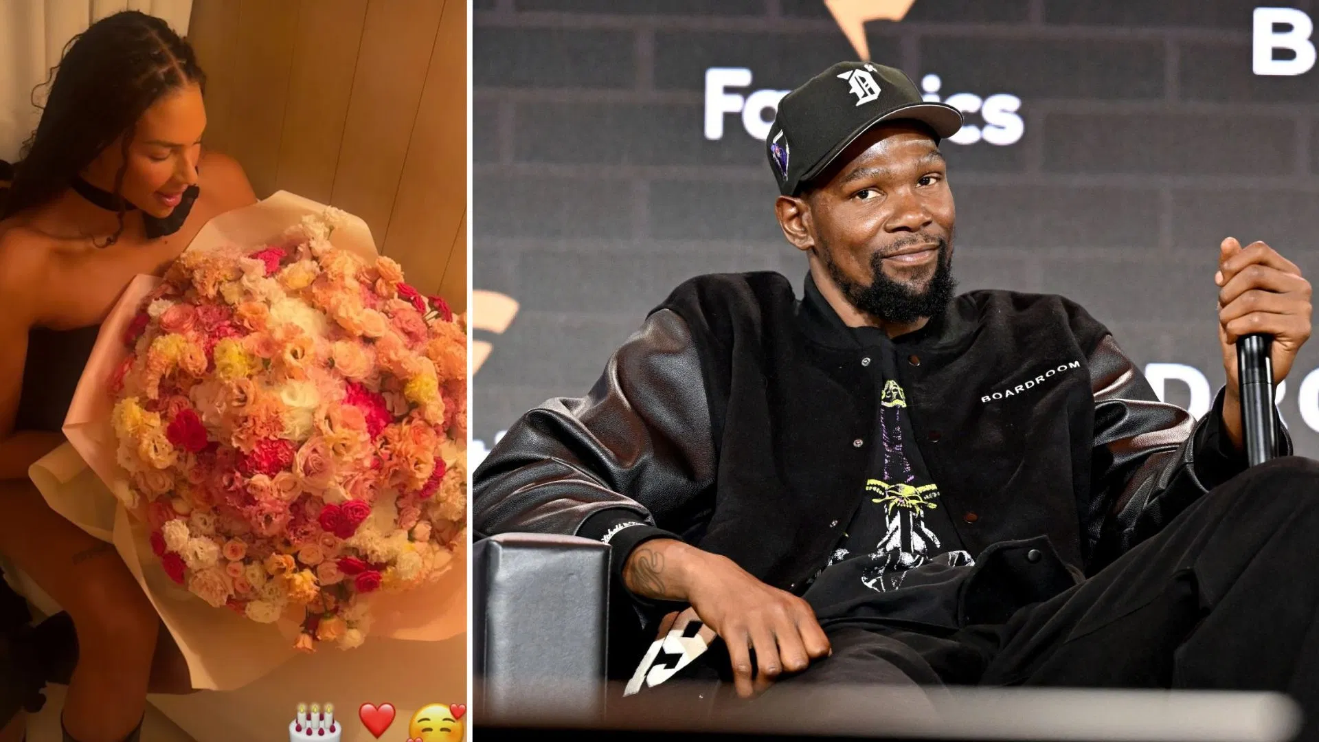 Liz Cambage flaunts huge bouquet amid Kevin Durant dating rumors