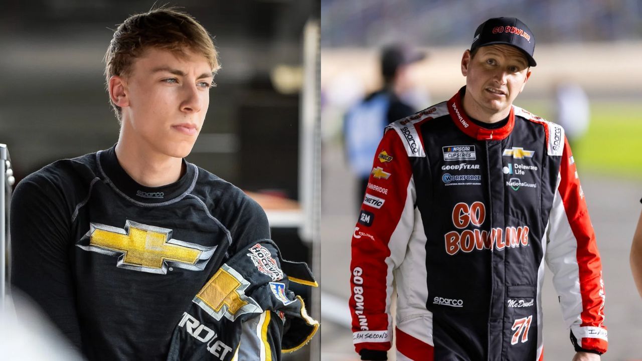 Carson Hocevar (left) and Michael McDowell (right). Source: IMAGN