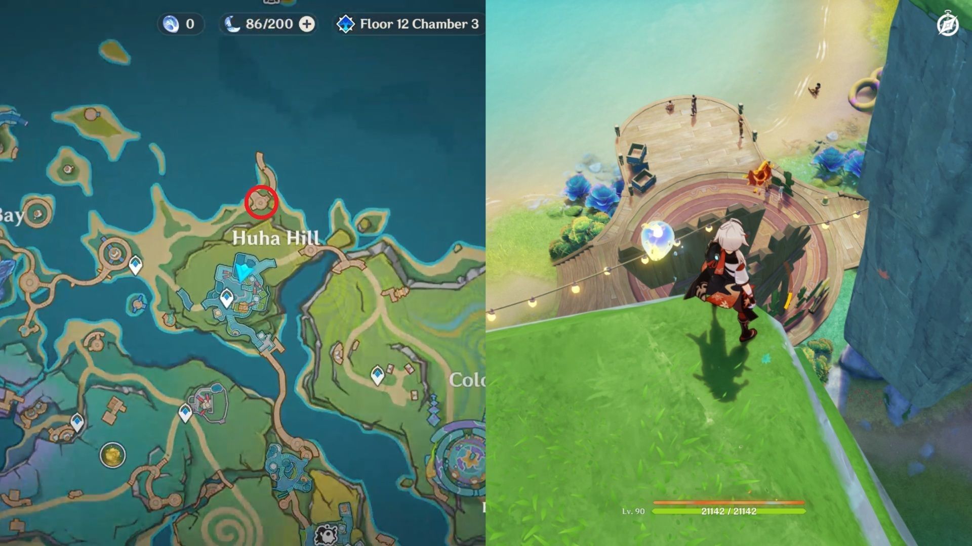 North of Huha Hill (Image via HoYoverse)