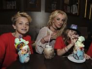 Britney Spears enjoys a family outing at Planet Hollywood Disney Springs (Image via Getty)