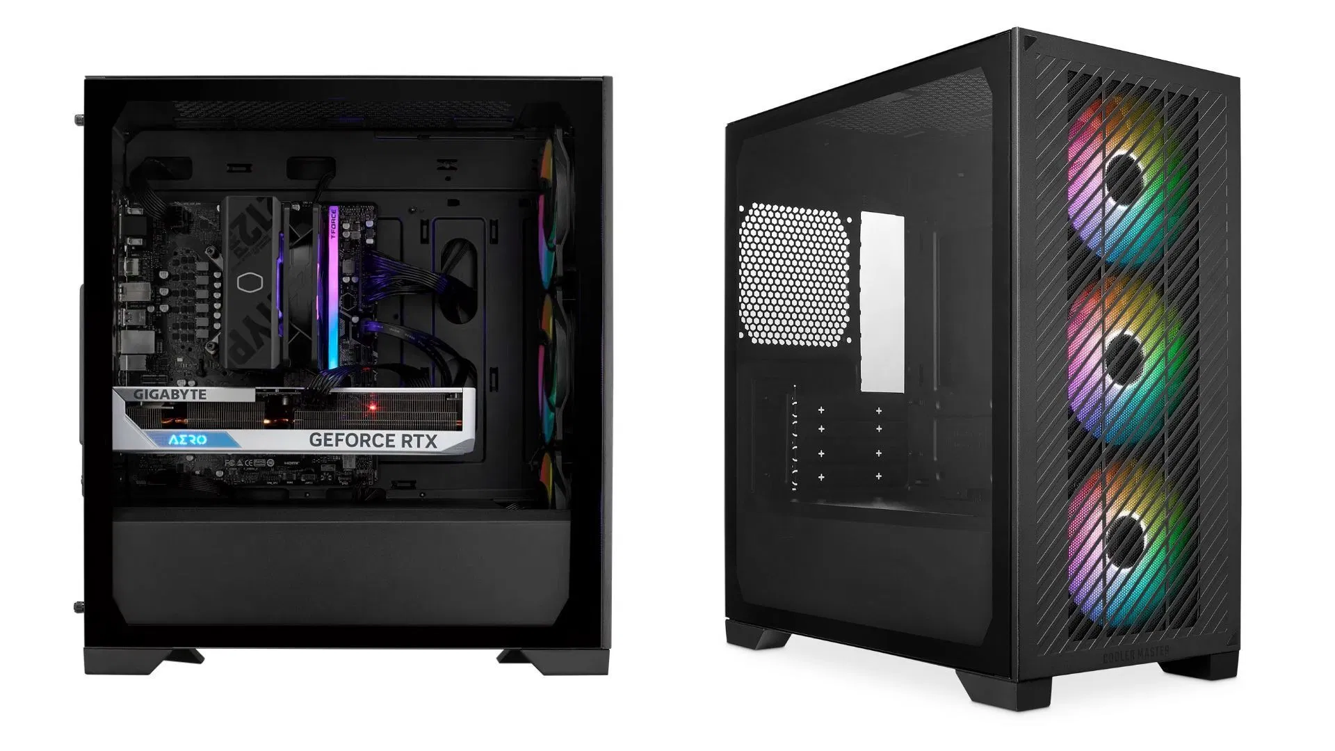 This Cooler Master Elite 301 build for 1080p gaming is perfect for a Ryzen 5 7600X (Image via Cooler Master)