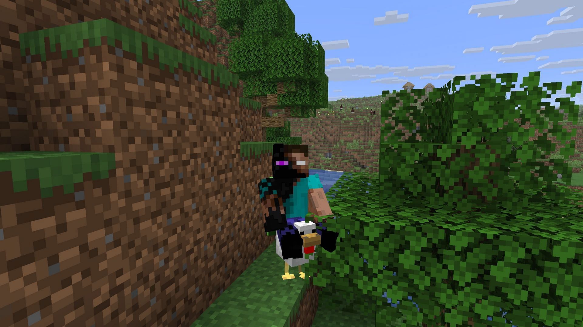 There is a command to ride any mod in Minecraft (Image via Sportskeeda Gaming || Mojang Studios)