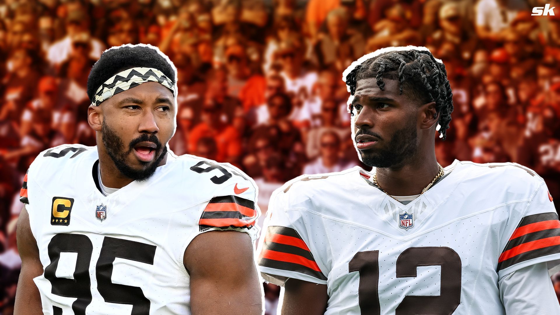 Myles Garrett gives reality check to Shedeur Sanders after rookie QB