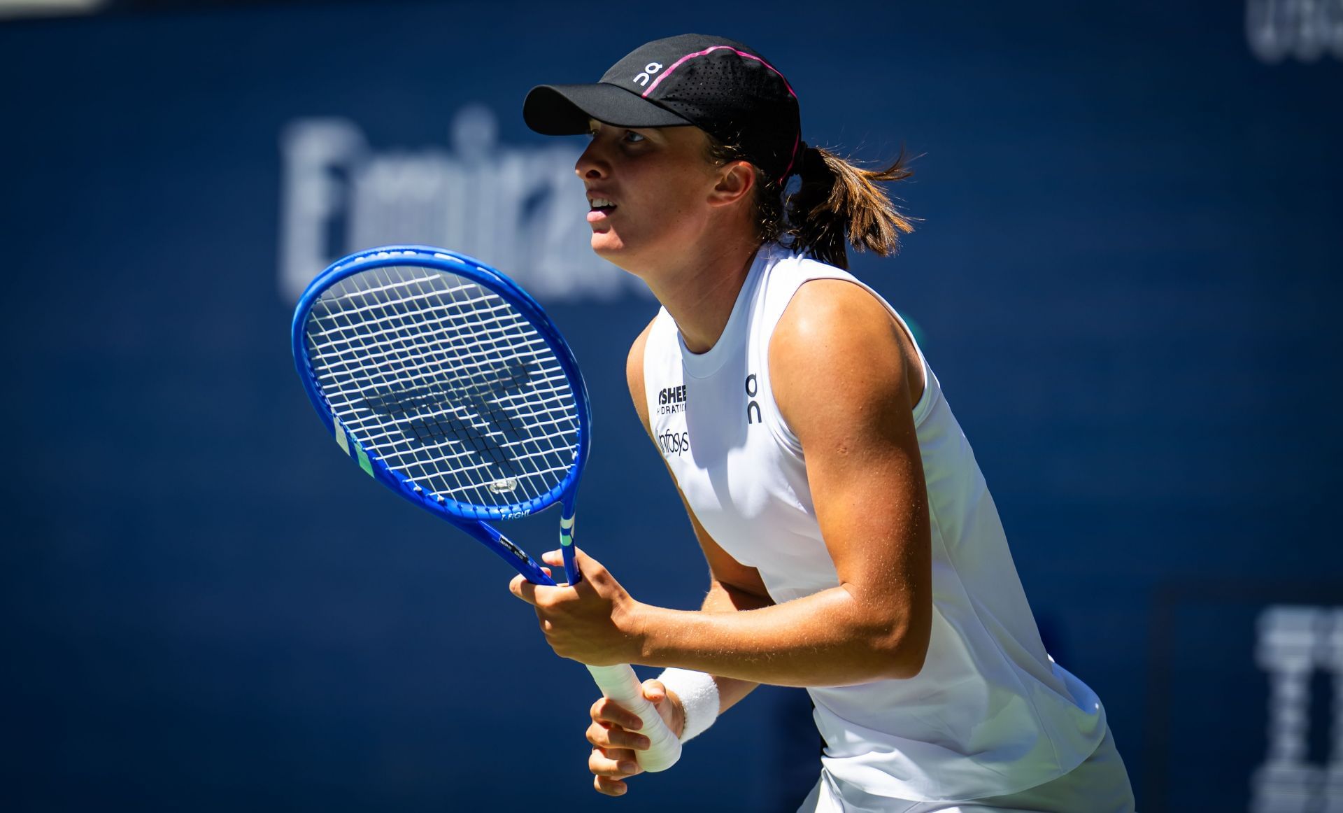 Iga Swiatek at the US Open 2025. (Photo: Getty)