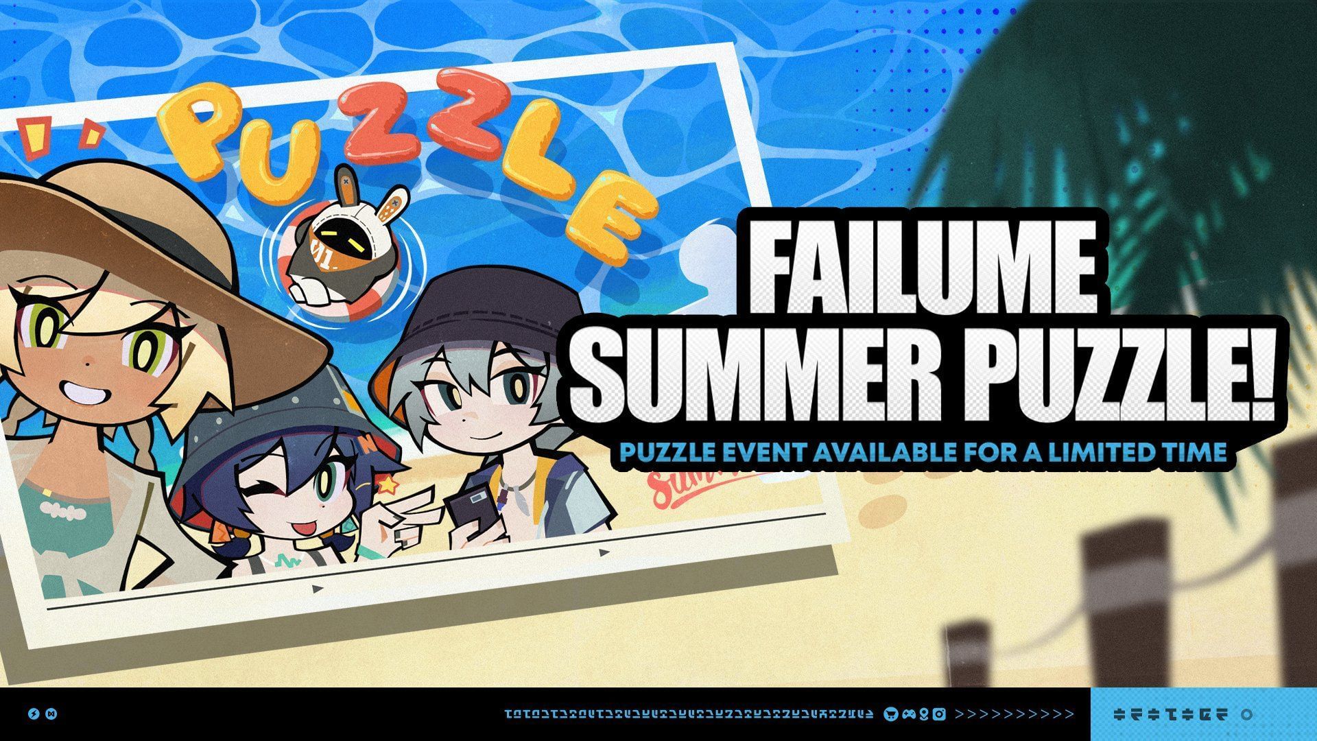 Zenless Zone Zero Failume Summer Puzzle! event artwork 