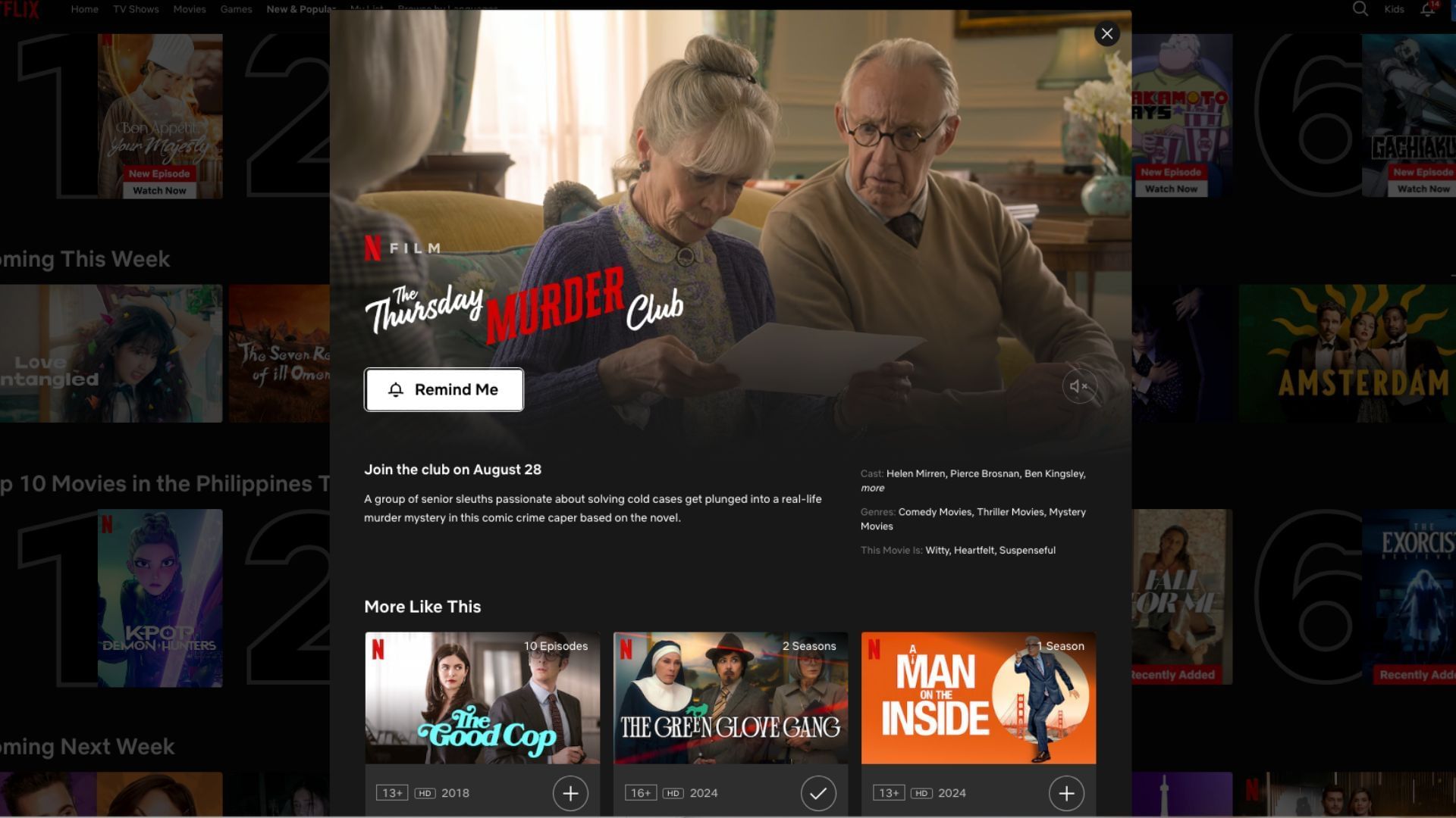 A screenshot of Netflix&#039;s homepage (Image via Netflix)