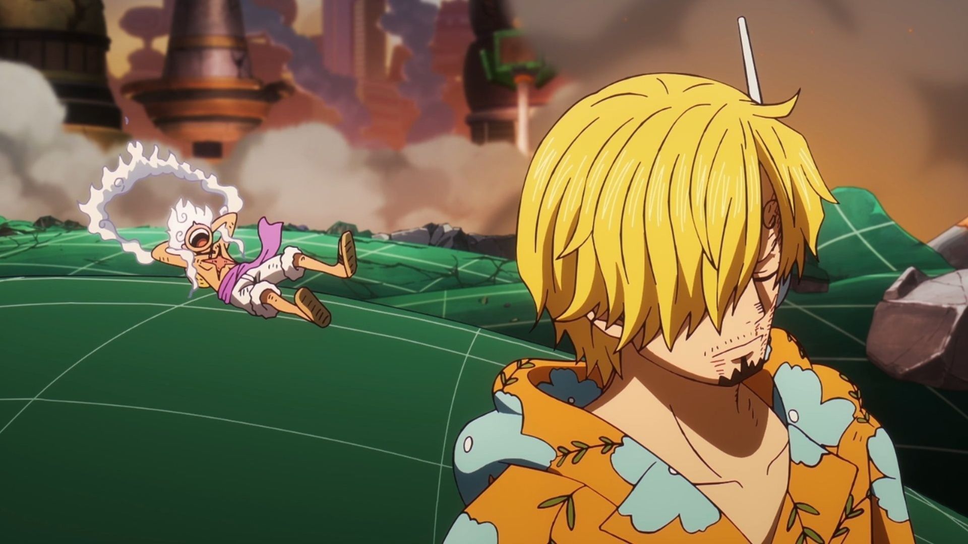 Lyffy and Sanji (Image via Toei Animation)