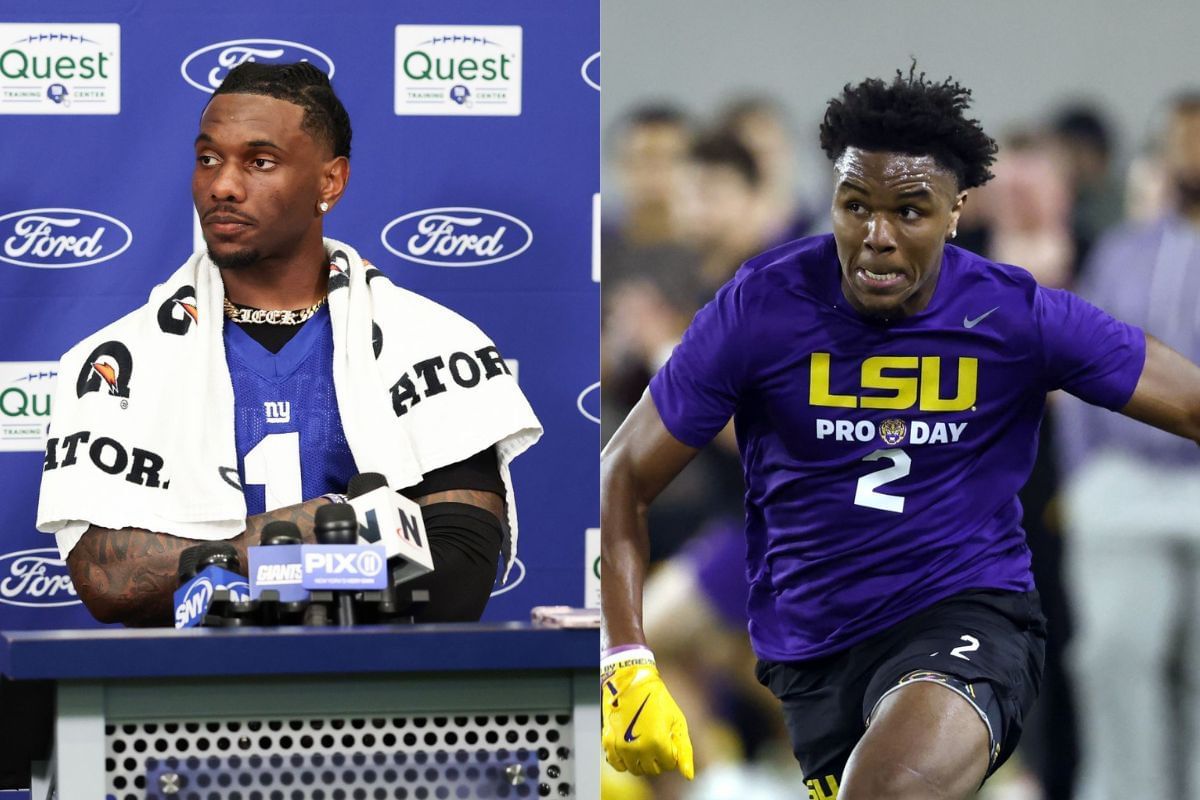 Malik Nabers reveals special tribute to honor late LSU teammate Kyren Lacy in 2025 NFL season (Image Credits - IMAGN/GETTY)