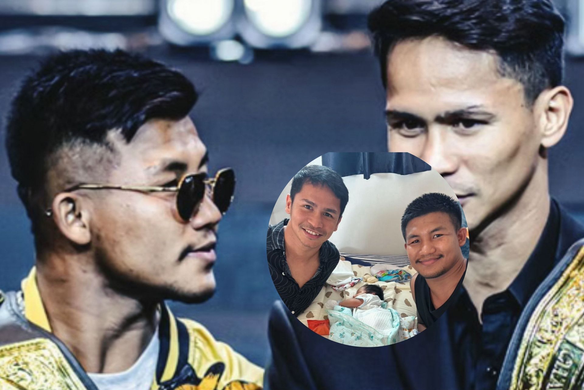 Zlatan in good company between Rodtang and Superbon. [Images from ONE Championship and ONE Championship